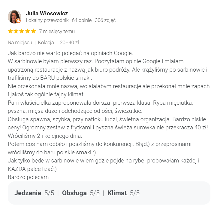 opinia5_sarbinowo_bar_polskie_smaki